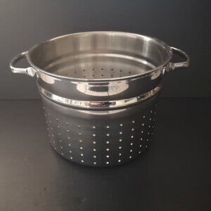 Cuisinart #9112-22 Pasta Strainer w/ Handles Stainless Steel Made in Korea